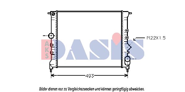 AKS DASIS Radiaator,mootorijahutus 180820N